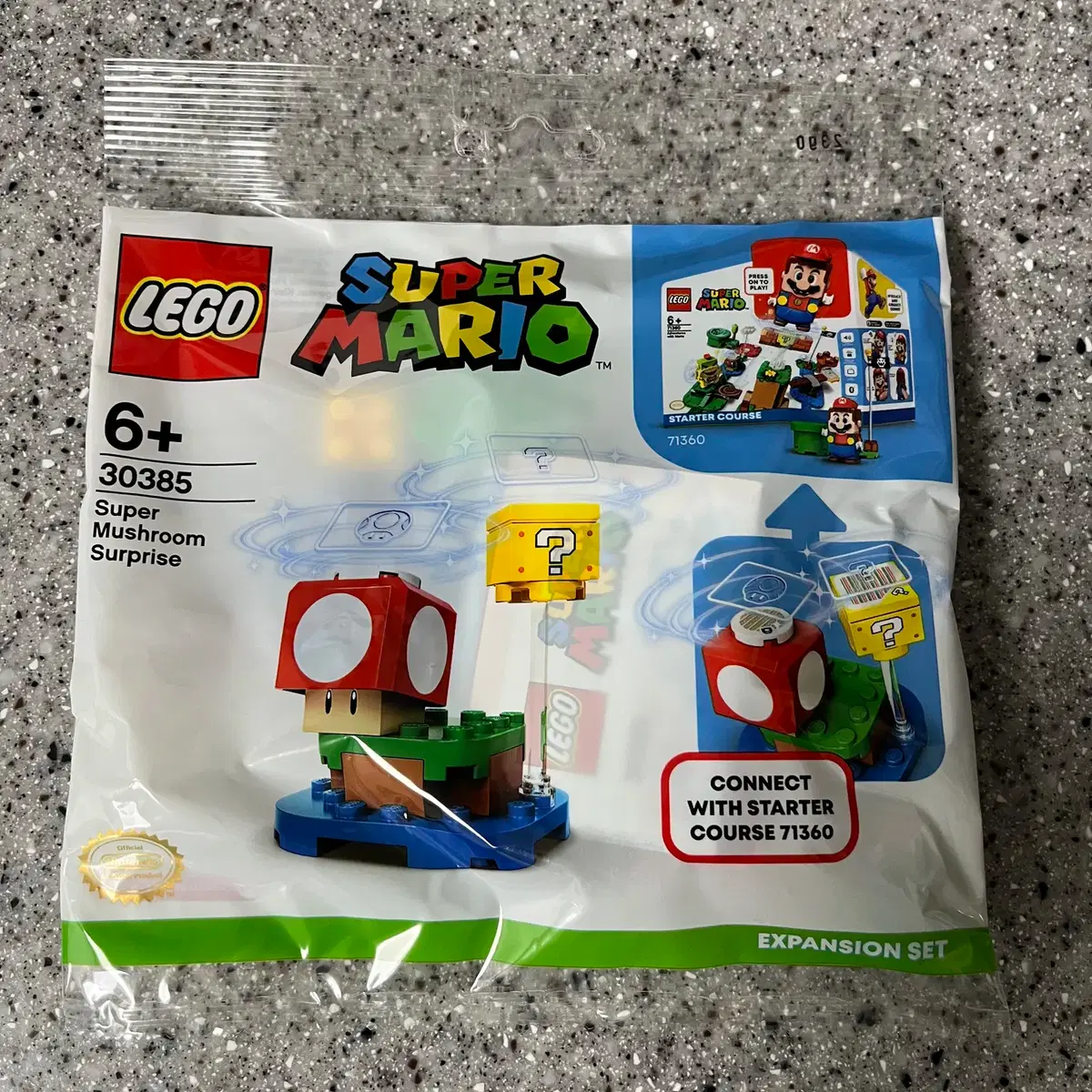 LEGO 레고 Lego Super Mario 30385 Super Mushroom Official Release