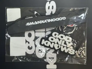 블랙 god only knows LOGO KEY RING 키링