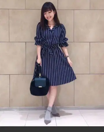 [ WILLSELECTION ] 레지멘탈 스트라이프 원피스