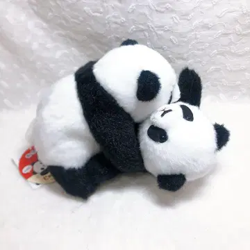익명 미사용 새상품 택 포함 팬더 봉제 인형 요시토쿠 쟈레팬더