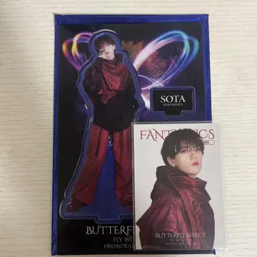 BUTTERFLY EFFECT 아크릴 스탠드 포토 카드 나카지마 소우타