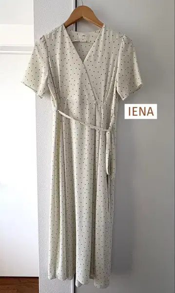 IENA 롱 원피스 도트
