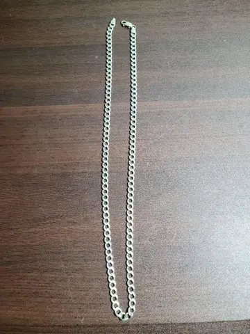 925 실버 로프 체인 목걸이 약 60cm