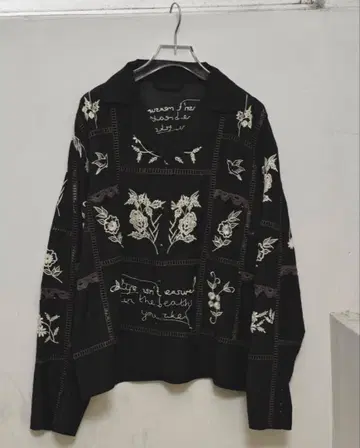 Embroidery Patchwork 셔츠 패치워크셔츠