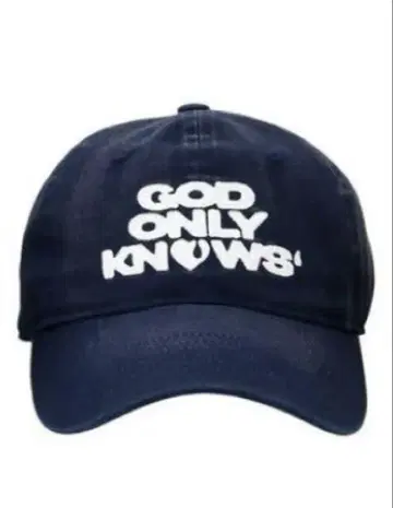 네이비 god only knows 로고 캡