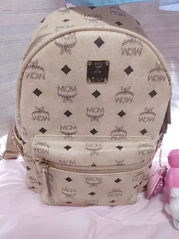 MCM 백팩 베이지
