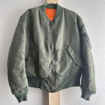 80s Alpha사제 MA-1 플라이트 자켓 IDEAL 지퍼