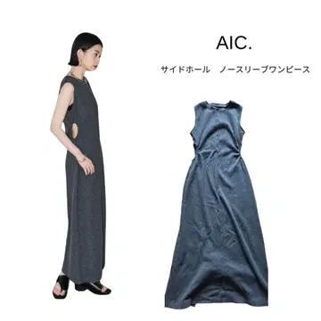 [ 새상품급 ] [ AIC ] 사이드홀 탱크탑 원피스
