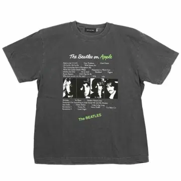GOOD ROCK SPEED 비틀즈 티셔츠 블랙