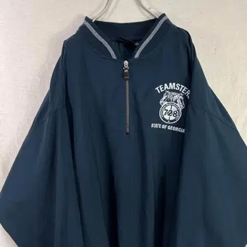 USA제 90s 하프 지퍼 나일론 풀오버 나일론 자켓