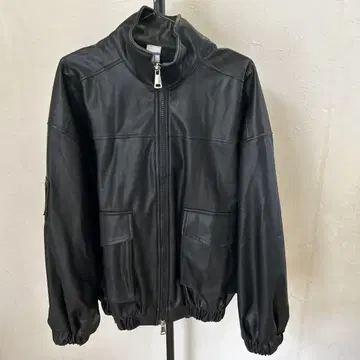 [ CALIFORNIA OUTFITTERS ] 가죽 자켓 와이드 실루엣