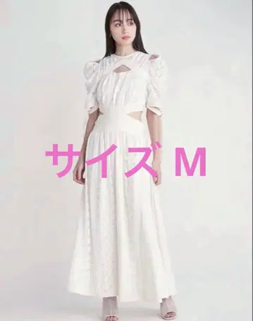 SNIDEL 스위칭 데콜테 오픈 원피스