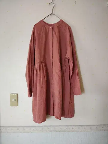 스튜디오 클립 미착용 린넨 12% 사이드 개더 튜닉