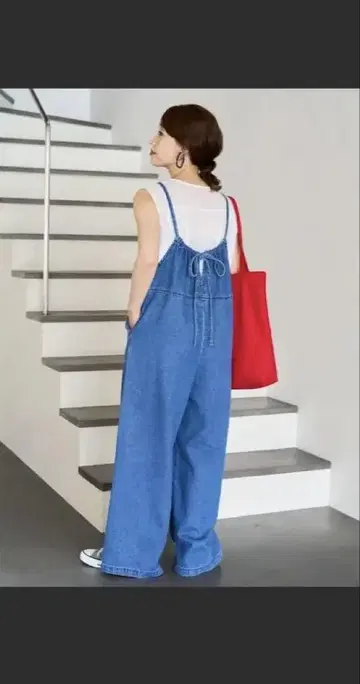 FREAK'S STORE 한정판 끈 데님 살로펫