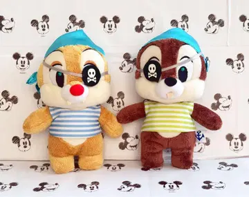 디즈니 스토어 파이리츠 칩 앤 데일 봉제 인형