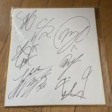 BTS 사인 색지