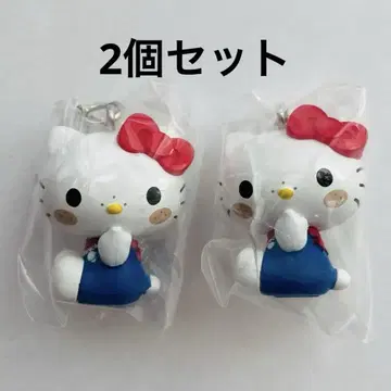 몬치치 x 헬로키티 메지루시 액세서리 2개