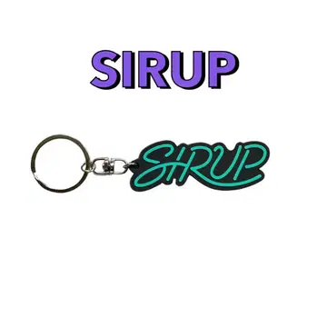 SIRUP KEY RING 시럽 로고 러버 키링 키홀더