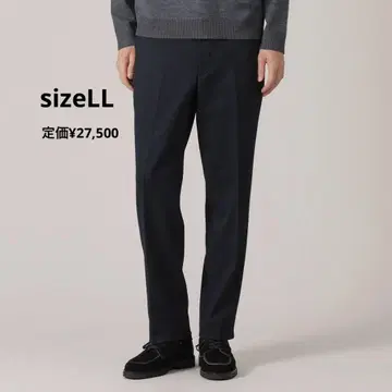 택 포함 새상품 울 블렌드 팬츠 슬랙스 네이비 비즈니스 수트