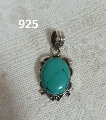 925 터콰이즈 목걸이 탑