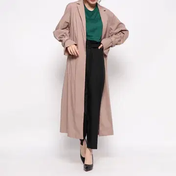 Mila Owen 볼륨 슬리브 트렌치코트