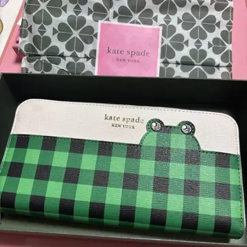 [ 판매 종료품 ] kate spade 개구리 장지갑 케이트 스페이드