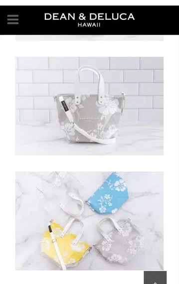 DEAN&DELUCA 하와이 히비스커스 3way 토트백