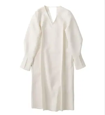[ 미사용 ] DRESSLAVE 백 디자인 조젯 원피스 [ 화이트 ]