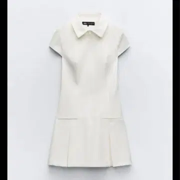 박스 플리츠 셔츠 원피스 드레스 zara