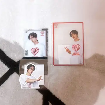 란페 RAVERS DAY 로또 키링 클리어 카드 스티커 후지와라 이츠키