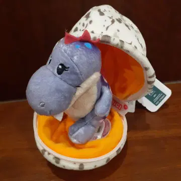 공룡 봉제 인형 타마고 케이스 포함 소형 키링 참