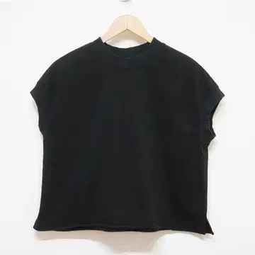 아틀리에 d 앙탕 슬리브리스 티셔츠 블랙 아틀리에 앙탕