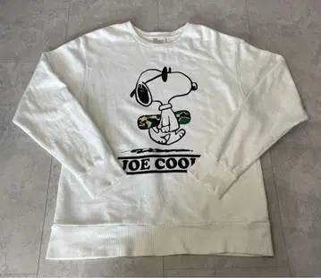 Vintage PEANUTS SNOOPY 맨투맨 트레이닝복 화이트 XL