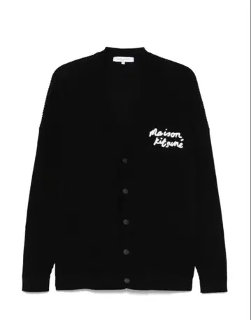메종 키츠네 블랙 가디건
