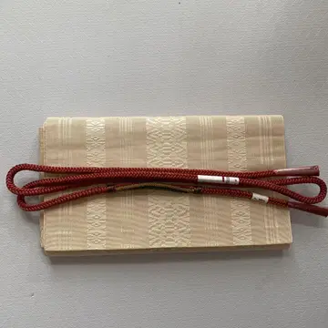 허리띠 테라코타 오렌지 실크 100%