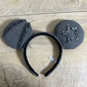 디즈니 머리띠 데님 미키