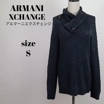 [ a1917 ] 아르마니 익스체인지 하이넥 니트 S 그레이 계열