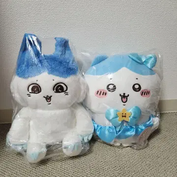 [ 미사용 새상품 ] 치이카와 (먼작귀) 하치와레 BIG 봉제 인형 2점