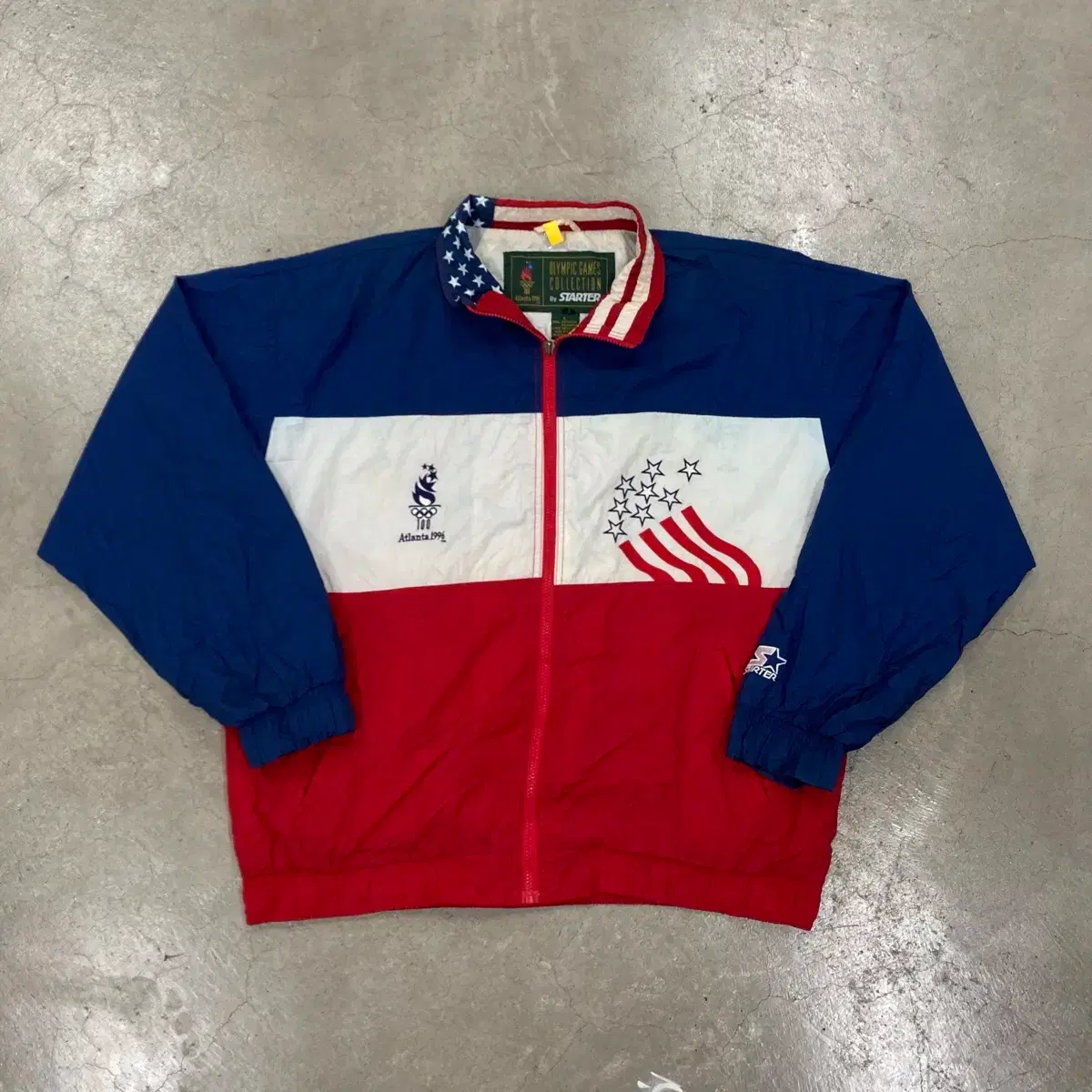 90s Starter Atlanta 1996 Olympics Old School Windbreaker #아틀란타