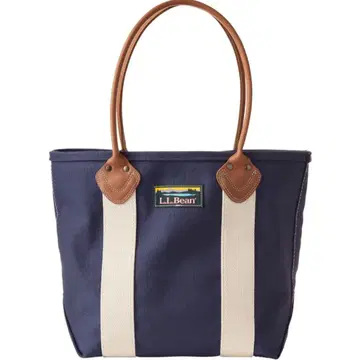 L.L.Bean 클래식 가죽 핸들 카타딘 보트 앤 토트 미디엄