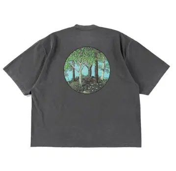 isness 이즈네스 뮤직 QV T-SHIRTS 그레이 빈티지