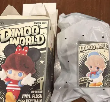 DIMOO 디즈니 도날드 봉제 인형 키링 POPMART