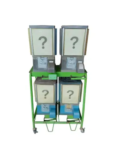 가챠가챠 본체 4대 세트 열쇠 포함 지역 한정 배송