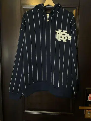 KEBOZ STRIPE SWEAT FULL ZIP HOODIE