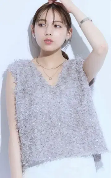 마이 스트라다 복슬복슬 페더 풀오버 새상품급