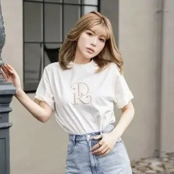 다리치 DR 자수 T셔츠 화이트