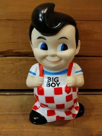 BIGBOY 저금통 뚱뚱한 레트로 미국 캐릭터 새상품