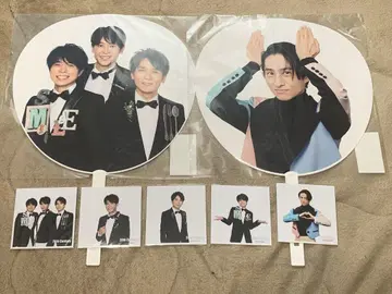 V6 부채 & 정사각형 사진 세트