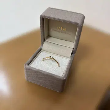 ete 에테 말발굽 모티브 반지 10금 10k 15호 호스슈