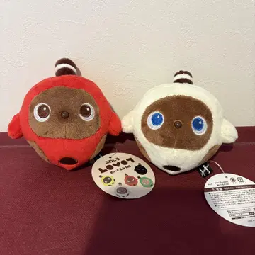 푹신푹신 LOVOT 봉제 인형 마스코트 빨간색 화이트 봉제 인형bc